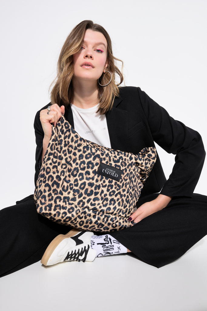 Studio Untold Leopard Print Shopper