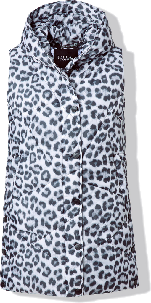 Ulla Popken Leopard Print Gilet