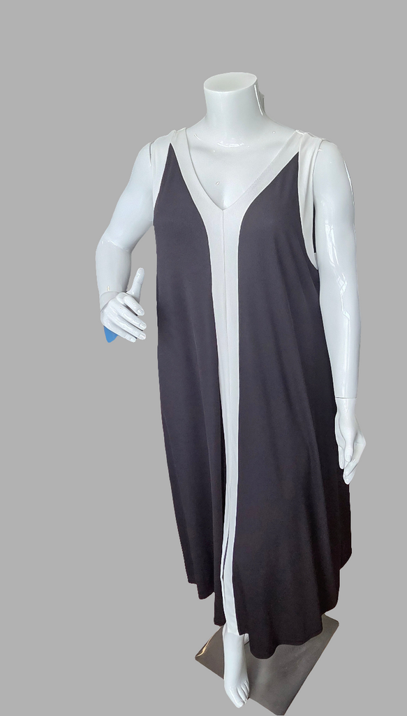 Monochrome Split Dress.