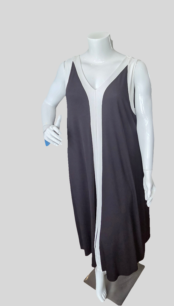 Monochrome Split Dress.
