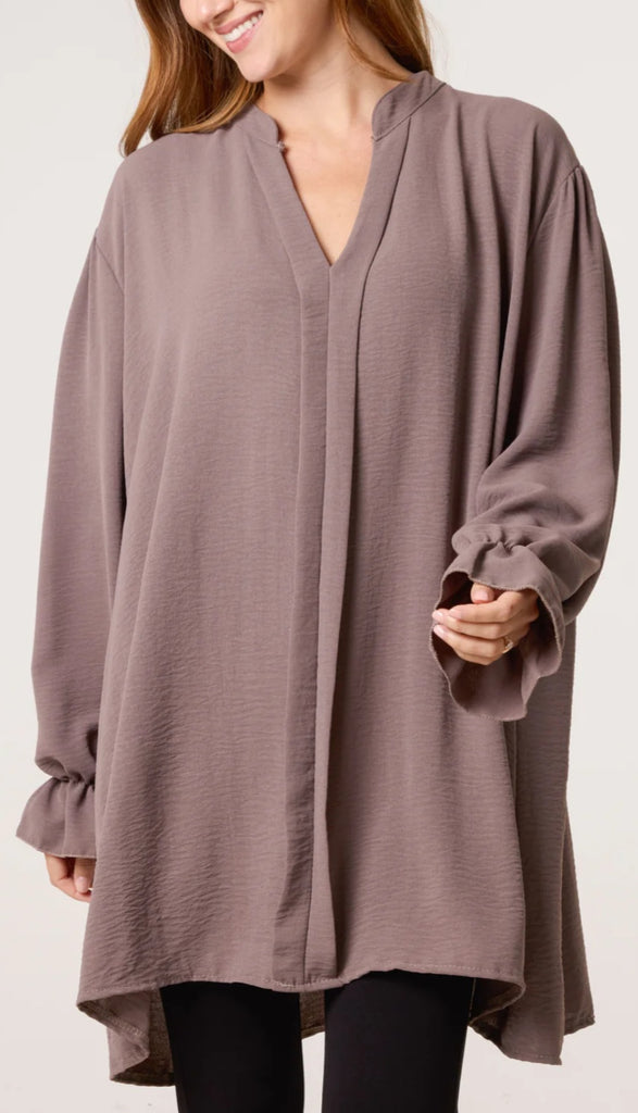 Meredith Mocha Blouse