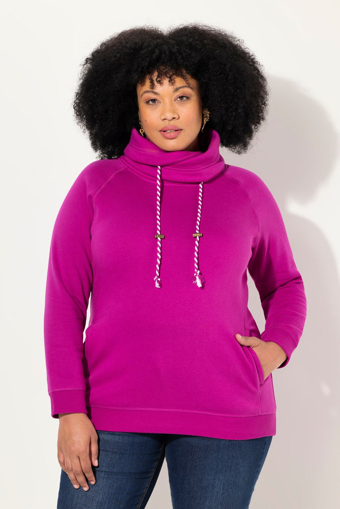 Ulla Popken Drawstring Sweatshirt.